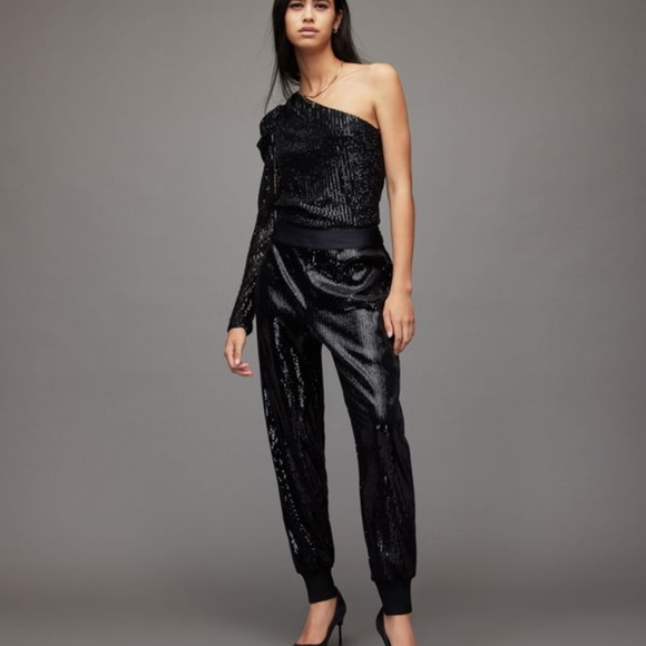 All Saints Pants - ALL SAINTS  Soraya Relaxed Sequin Pants - NWOT